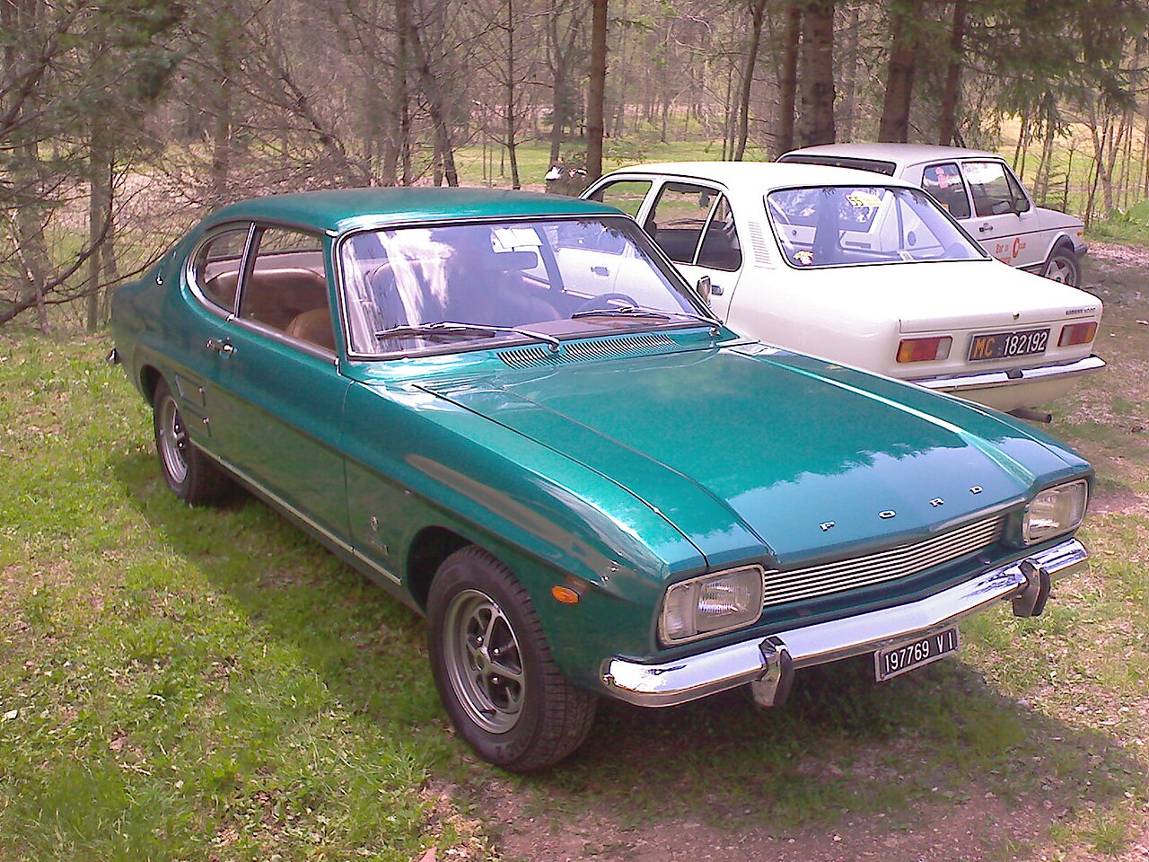 Ford Capri Mk1 coupe, front three-quarter view