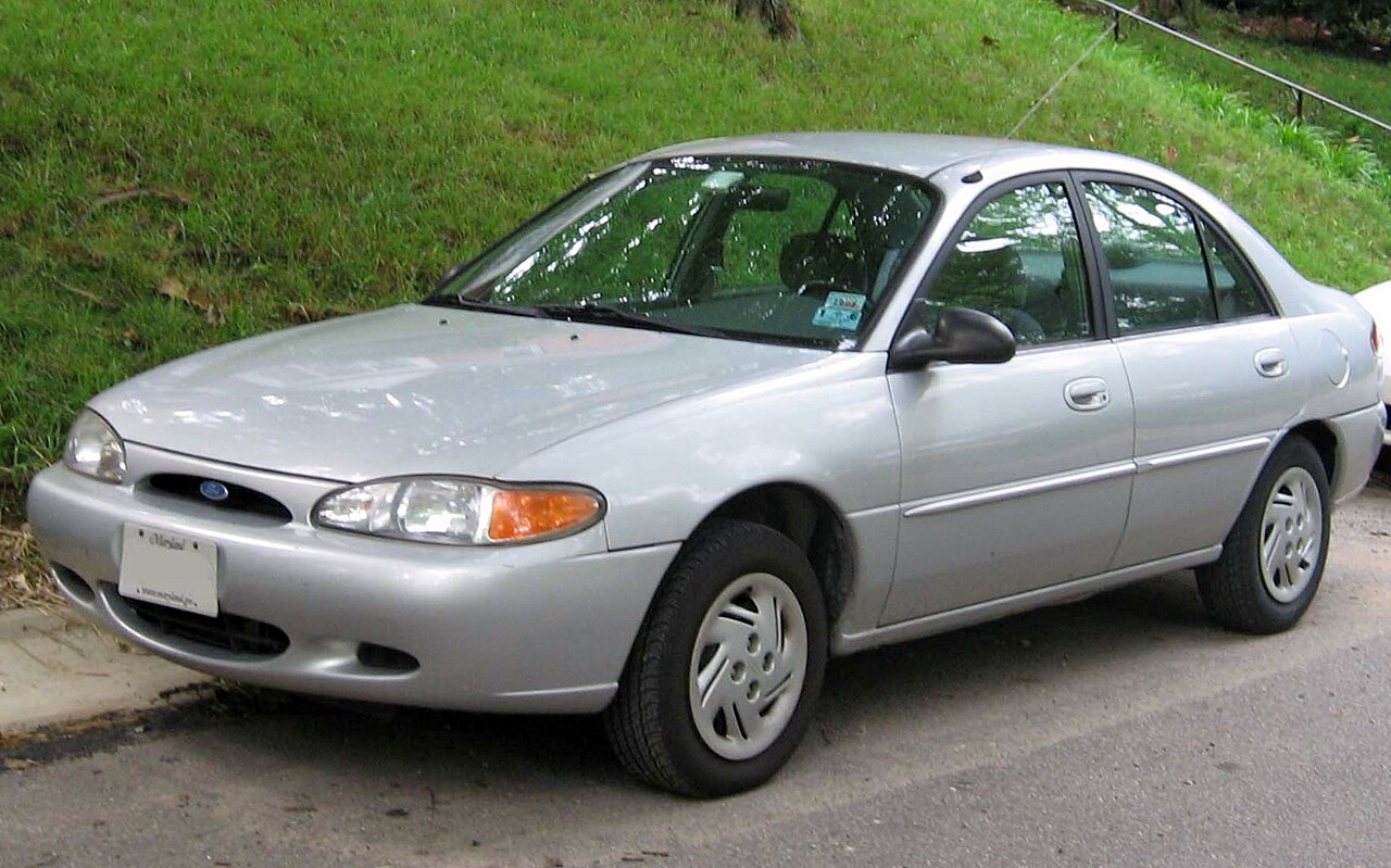 Ford Escort sedan, North American model, 1997 to 2002