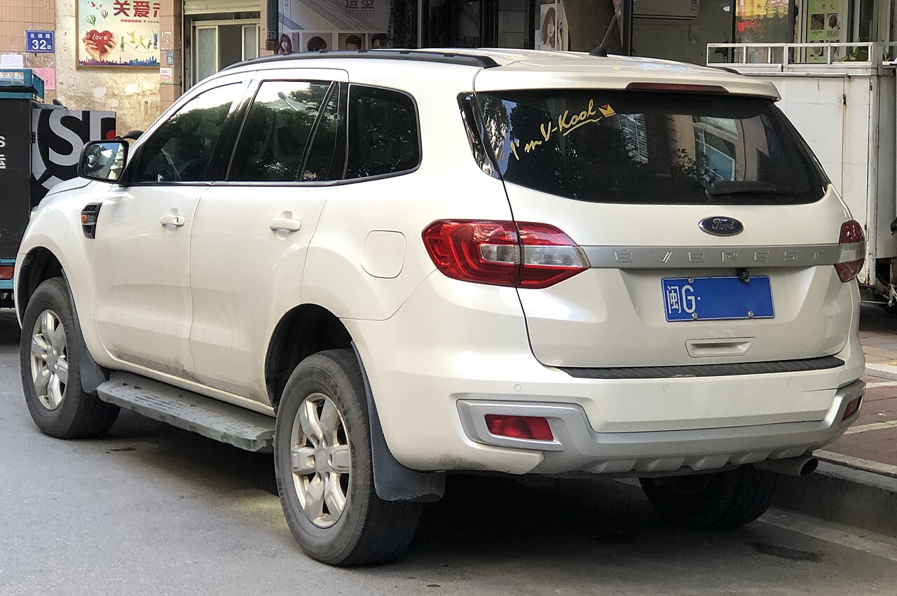 Second generation Ford Everest SUV