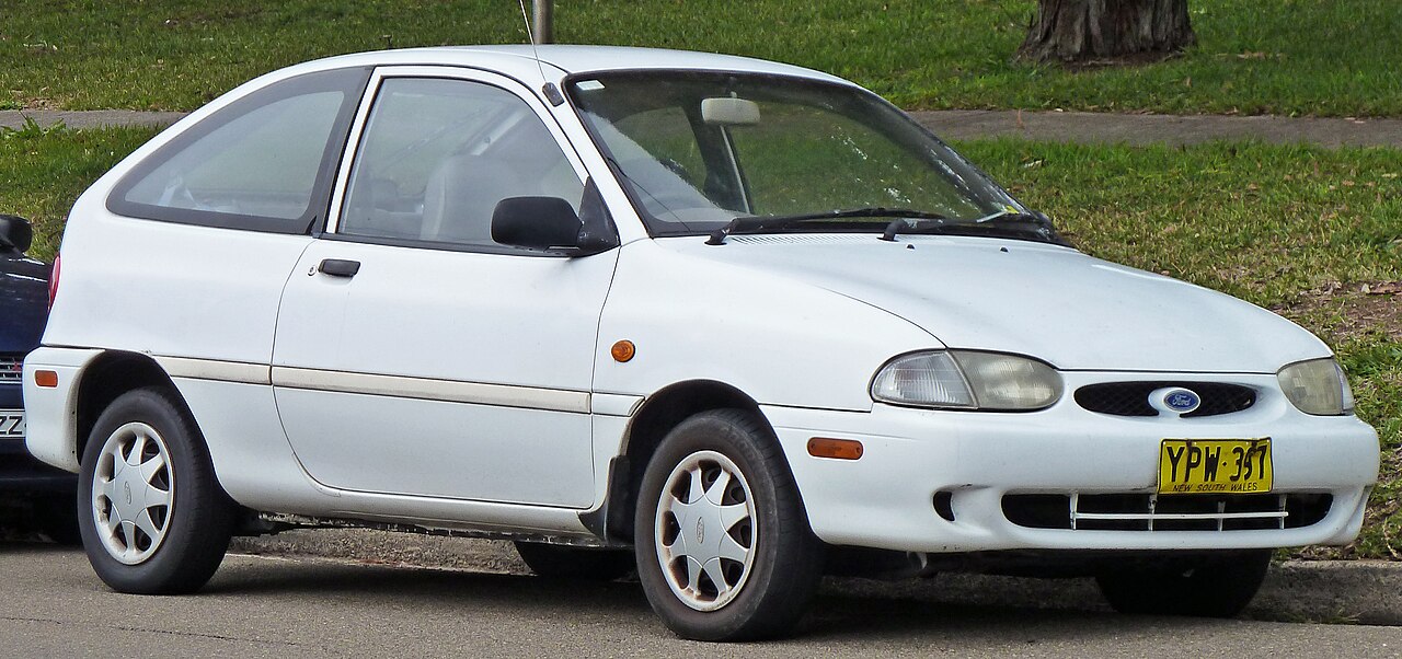 1998 Ford Festiva three-door hatchback