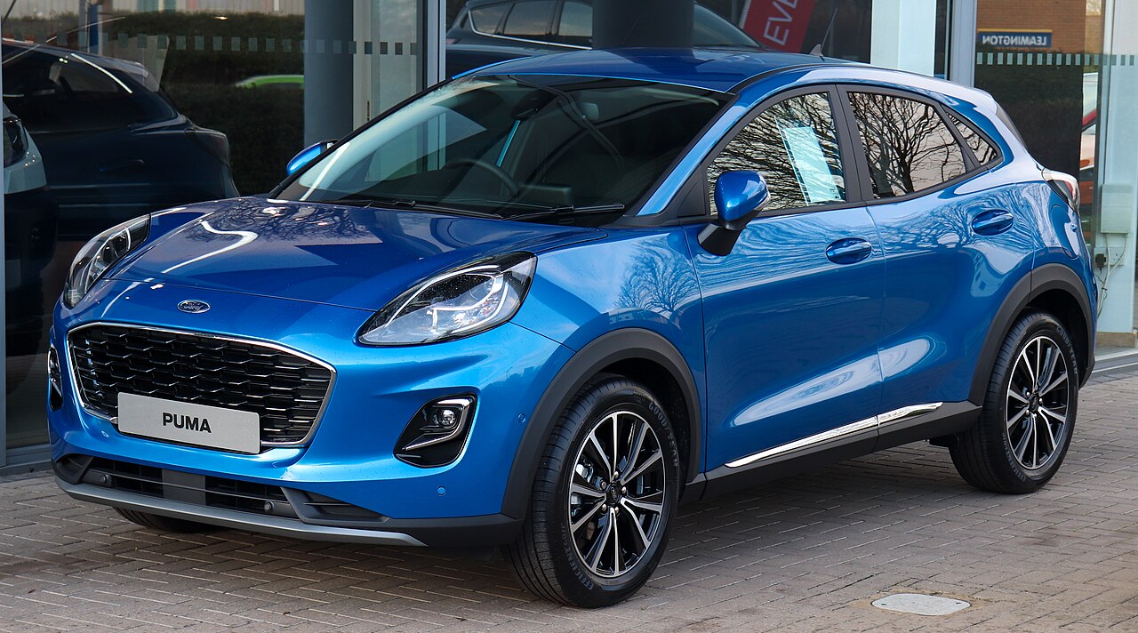 2020 Ford Puma Titanium crossover, front view