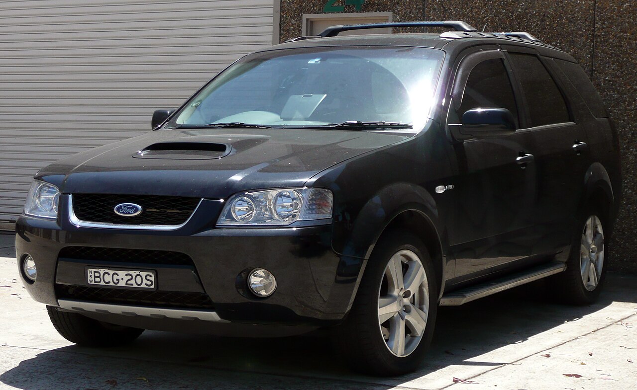 2007 Ford Territory Ghia wagon, Australian model